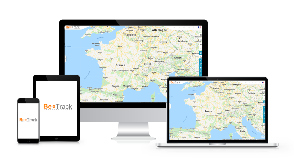 BeTrack platform — computer, tablet, smartphone